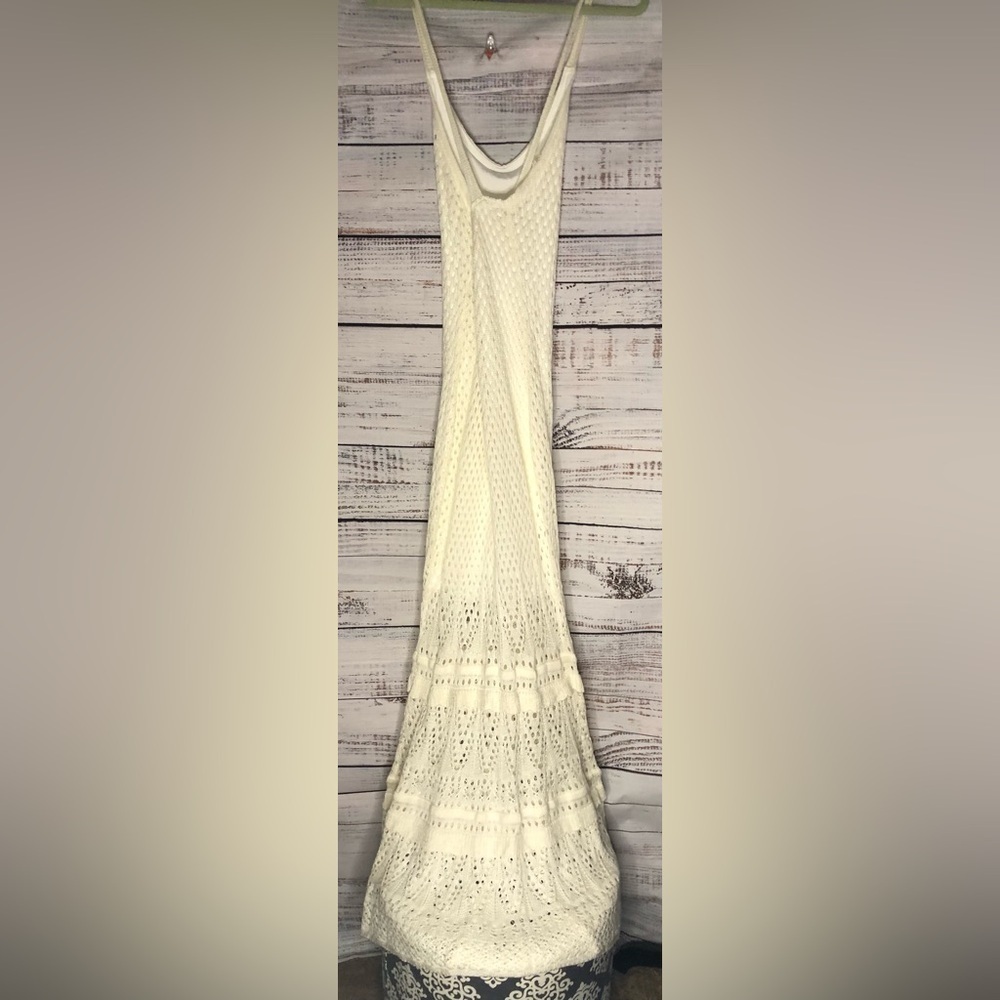 Elegant Cream Lace Dress NWOT size Large - Picture 7 of 16